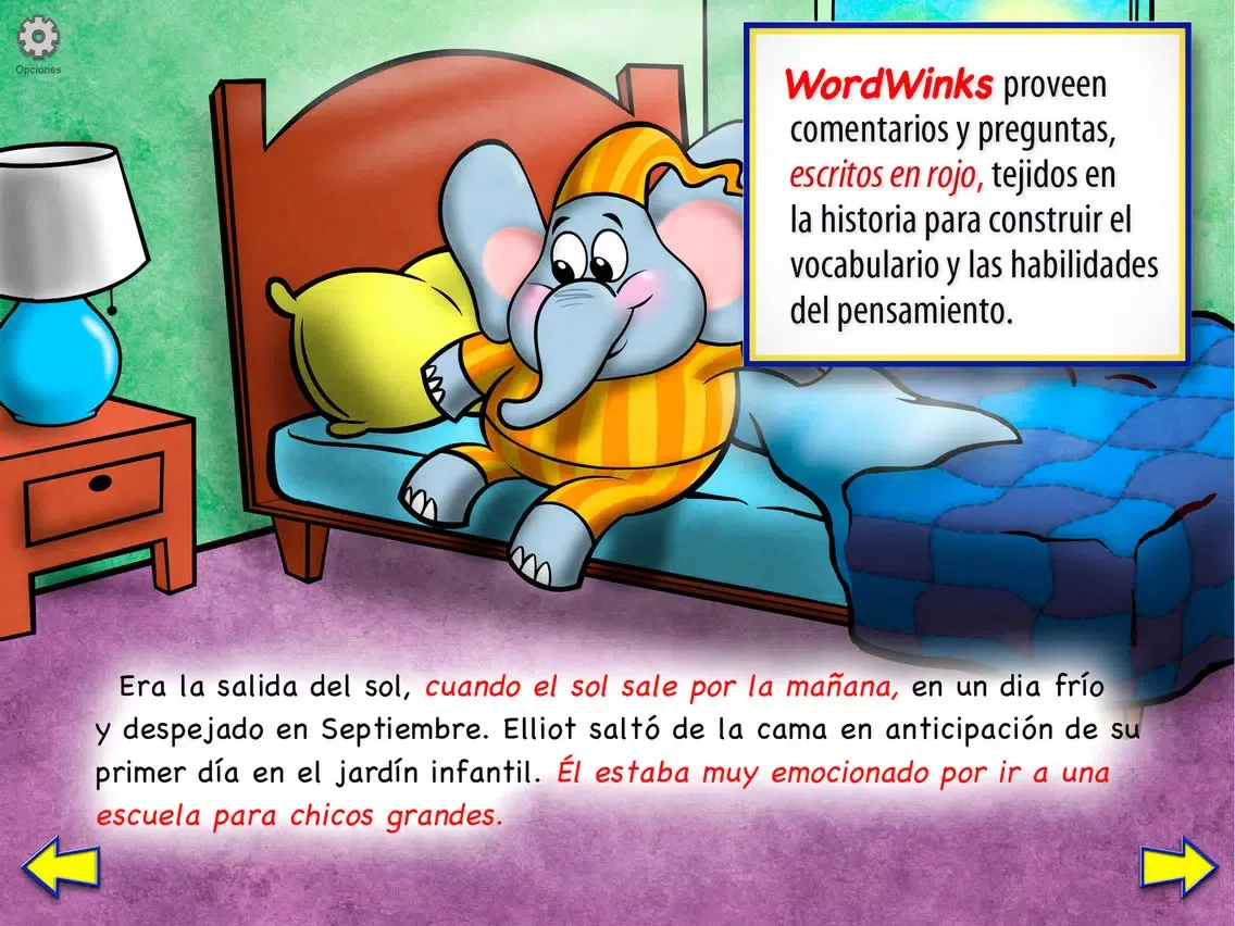 Chicken Little con WordWinks y Recontar, Grabar, y Compartir iPad  Ekran Görüntüleri