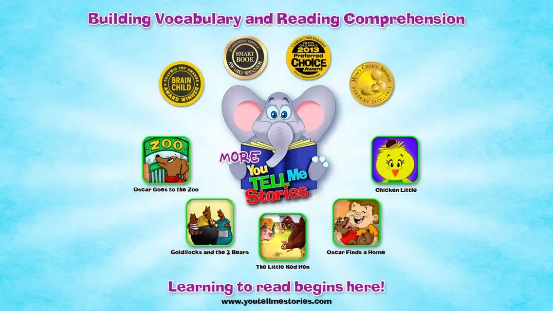 Capturas de tela do Little Red Hen with WordWinks and Retell, Record & Share