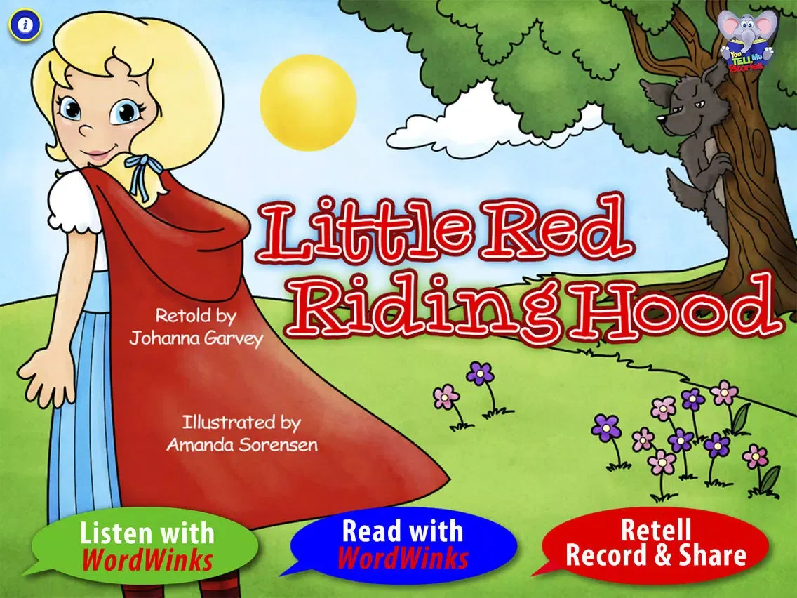 Ảnh chụp màn hình của Little Red Riding Hood with WordWinks iPad 