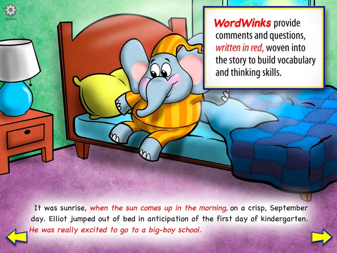 Ảnh chụp màn hình của Little Red Riding Hood with WordWinks iPad 