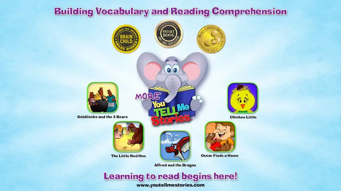 Ảnh chụp màn hình của Little Red Riding Hood with WordWinks