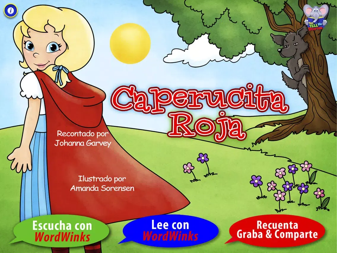 تصاویر Caperucita Roja con WordWinks iPad 