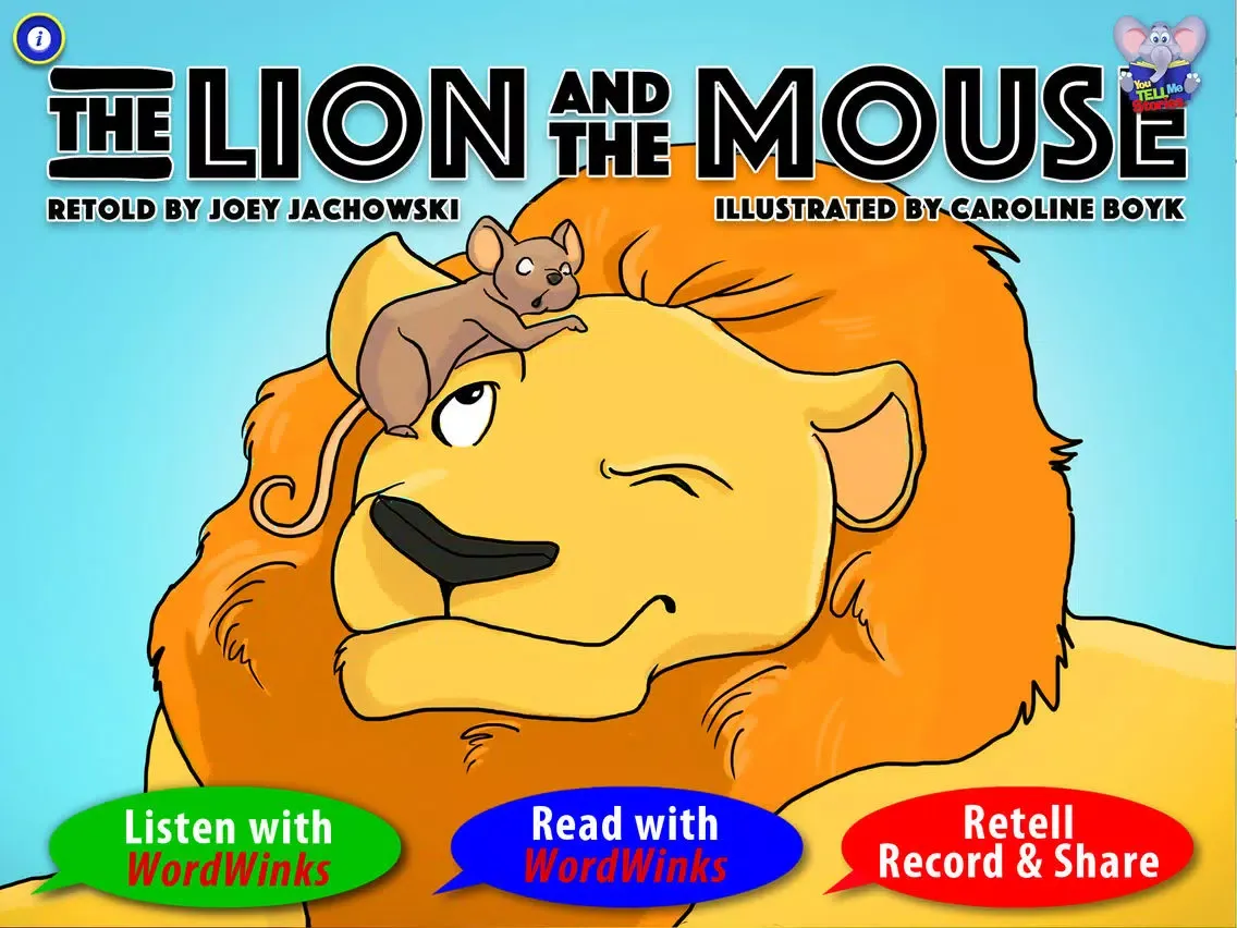 Скриншоты The Lion and the Mouse with WordWinks and Retell, Record & Share iPad 