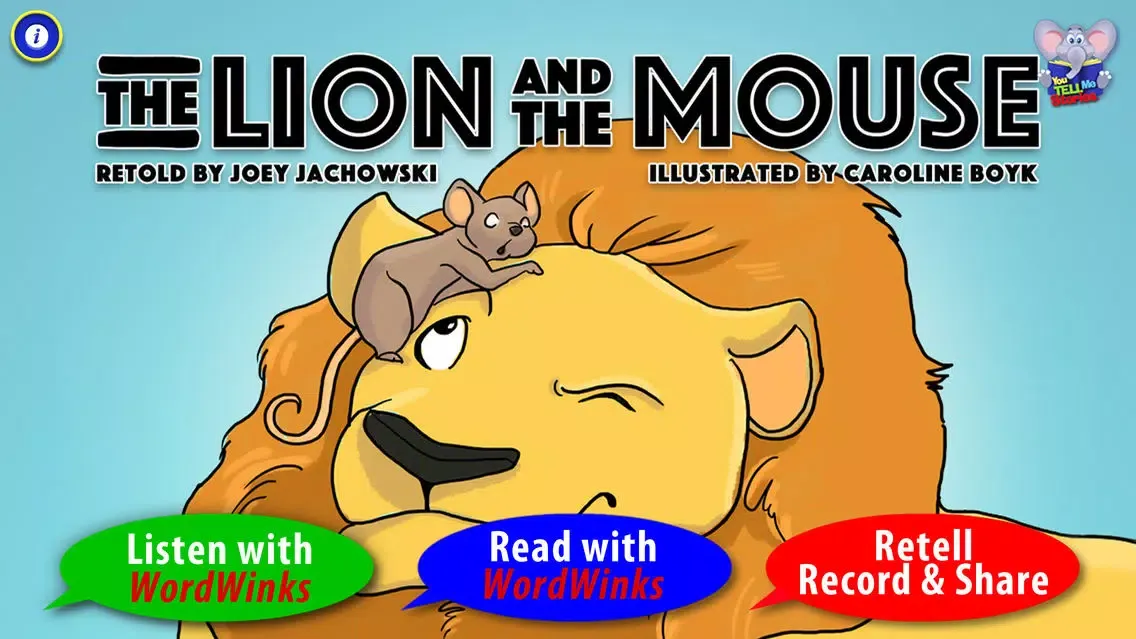 Скриншоты The Lion and the Mouse with WordWinks and Retell, Record & Share