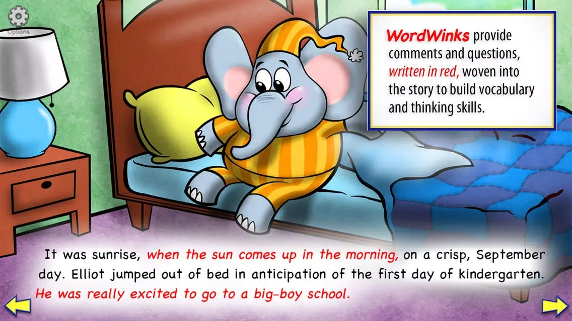 Скриншоты The Lion and the Mouse with WordWinks and Retell, Record & Share
