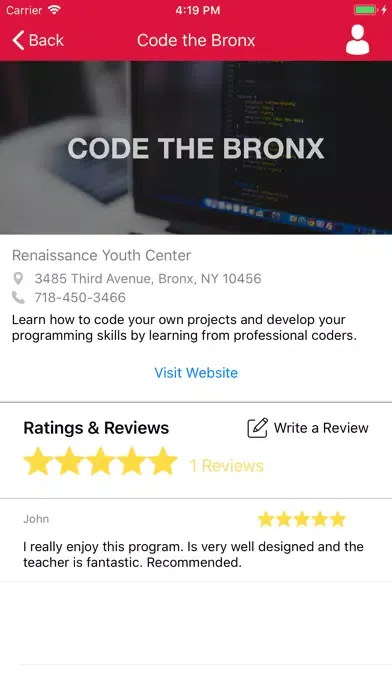 Youth Connect NYC Screenshots
