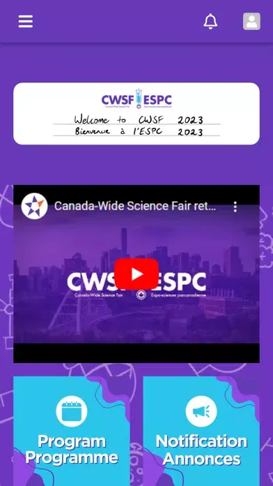 Capturas de tela do CWSF 2023 ESPC