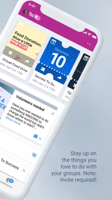 YouToo: Groups & Events应用截图
