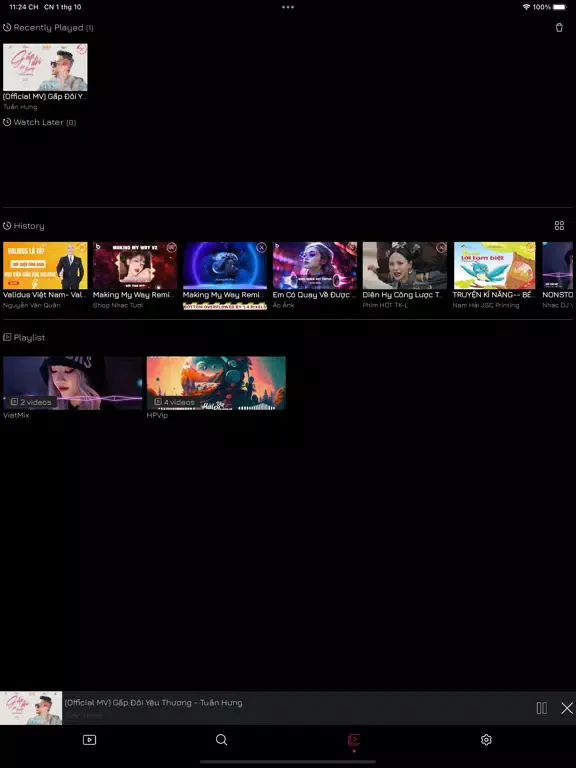 Ảnh chụp màn hình của iTube - Video&Music iPad 