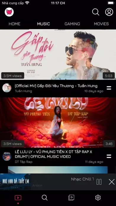Ảnh chụp màn hình của iTube - Video&Music