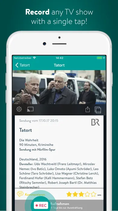 YouTV german TV, online video سکرین شاٹس
