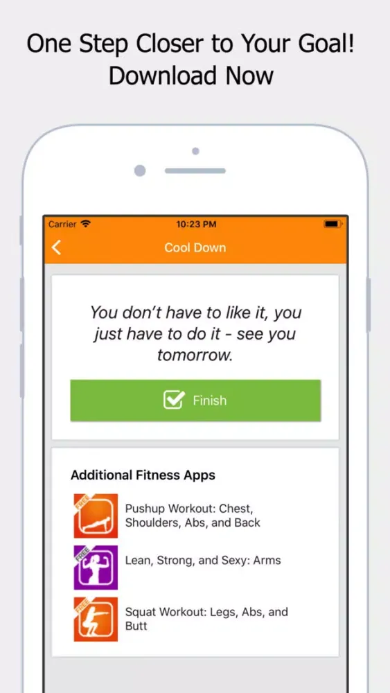 Captures d'écran de Burpees Total Body Firm & Burn