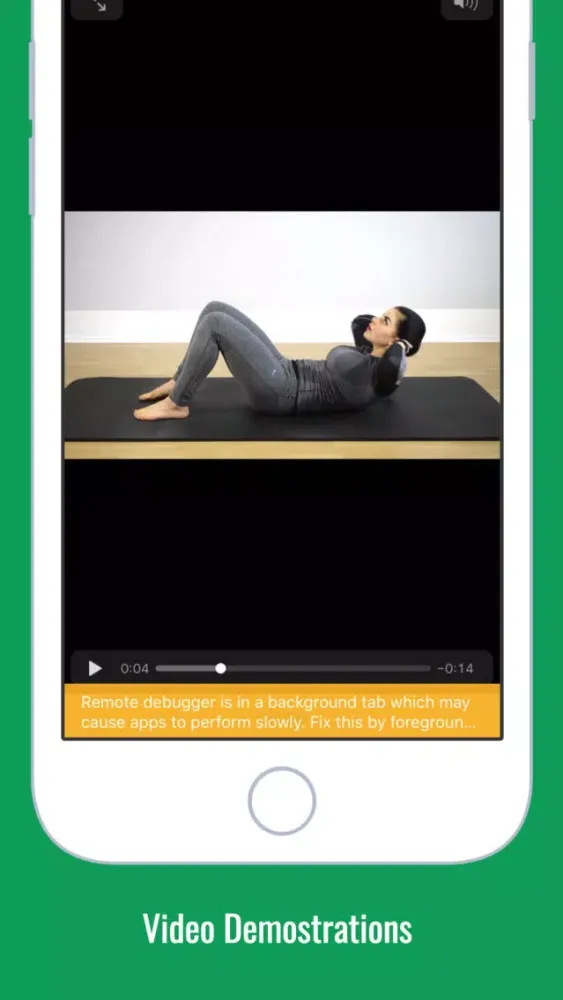 Abs and Back Core Workout Screenshots