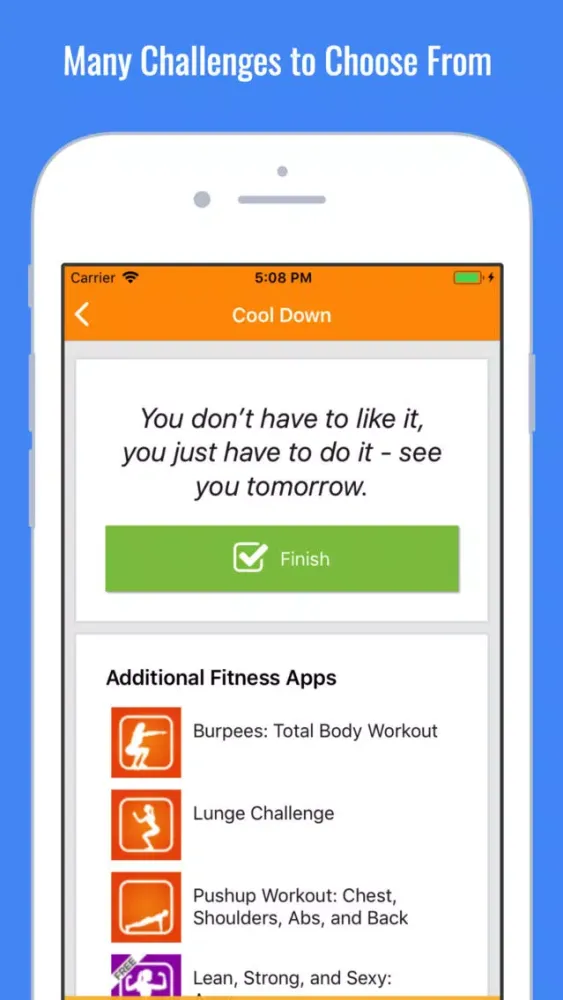 Abs and Back Core Workout Screenshots