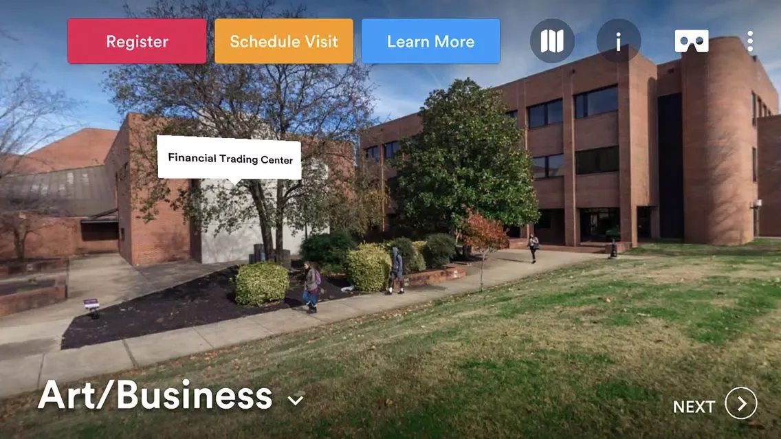 Virtual Tour Austin Peay State Screenshots
