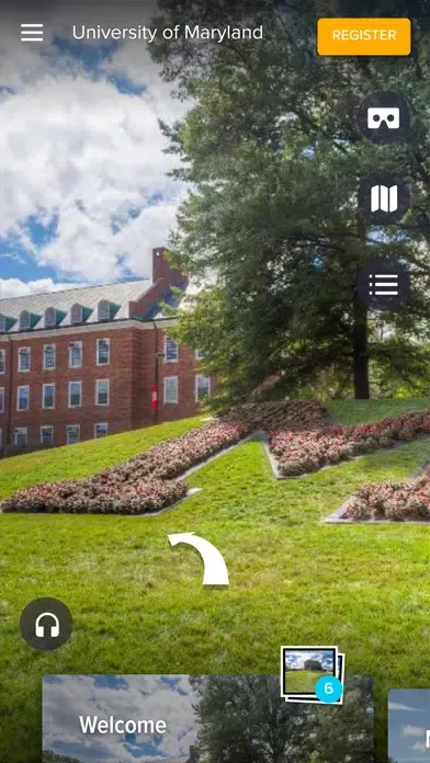 U of Maryland Experience Screenshots