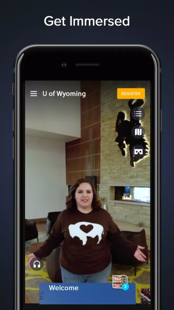 U of Wyoming Experience Screenshots