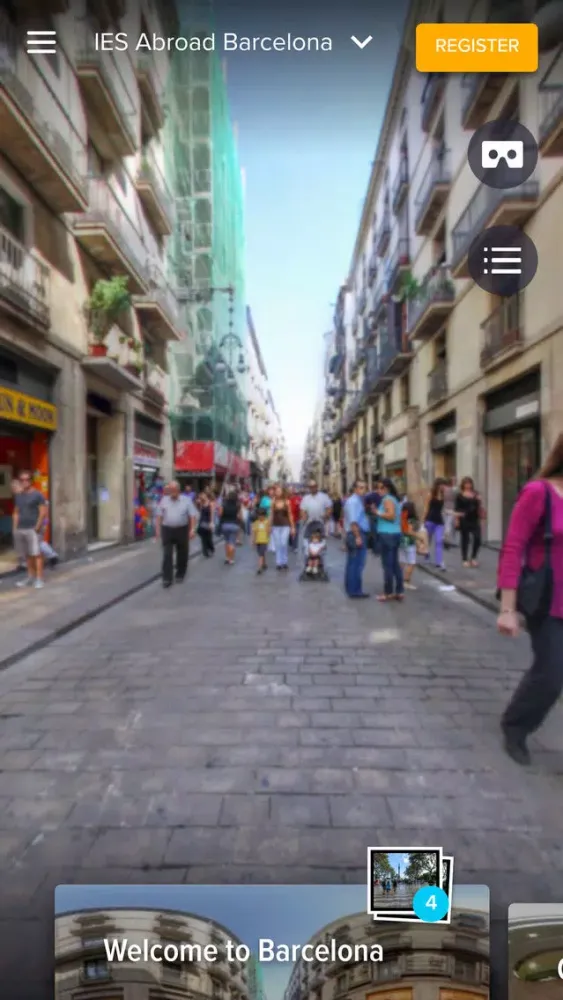 IES Abroad Experience Screenshots