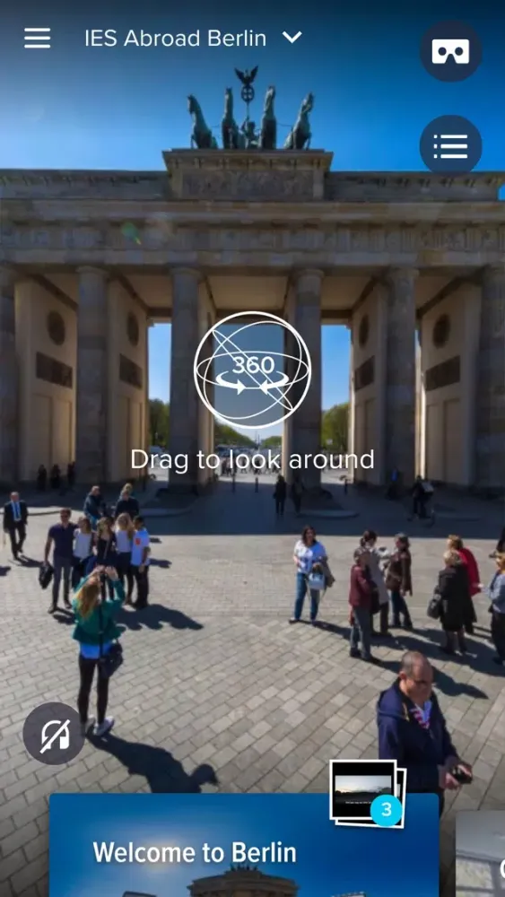IES Abroad Experience Screenshots