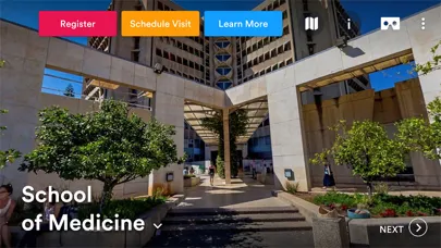 Screenshot di YouVisit Colleges