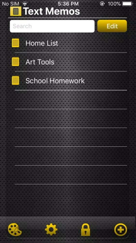 ภาพหน้าจอของ Private Notes+