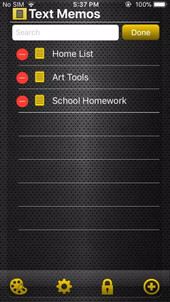 ภาพหน้าจอของ Private Notes+