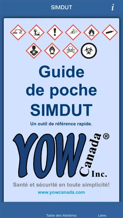 Tangkapan layar SIMDUT - Guide de poche