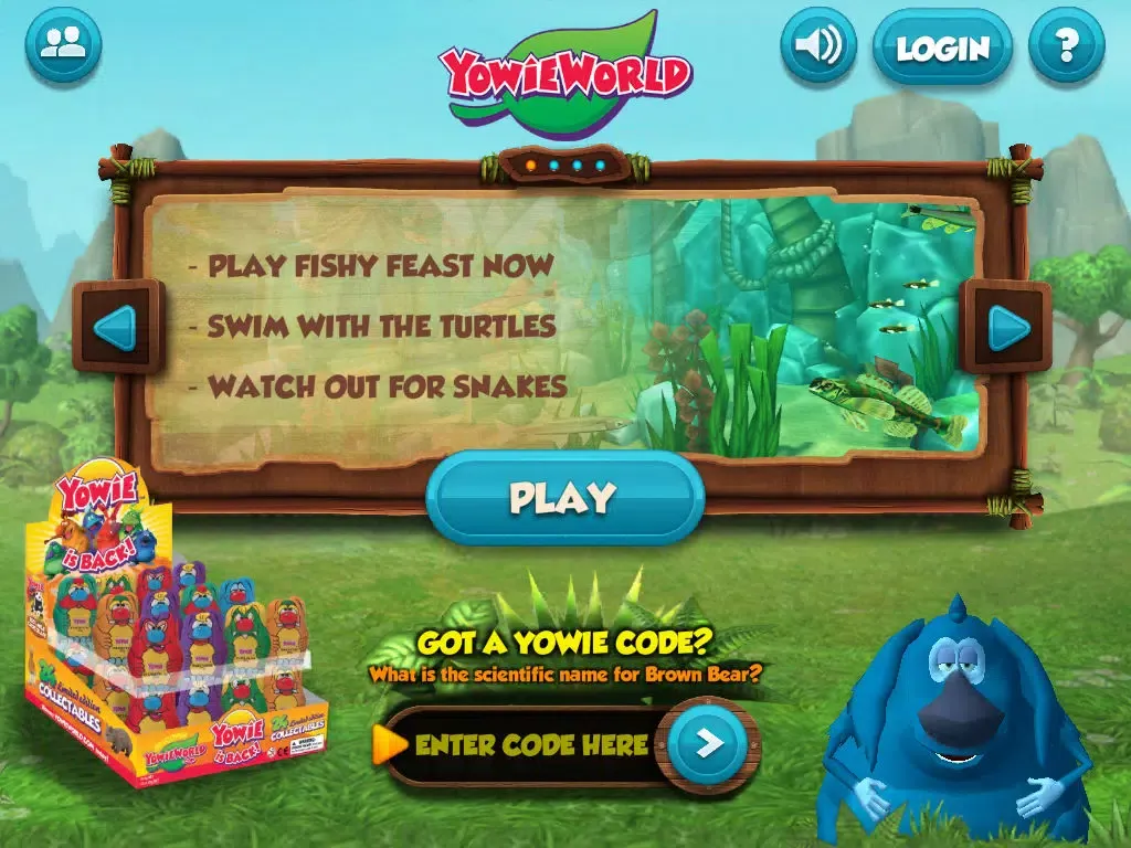 Yowie World iPad  Screenshots