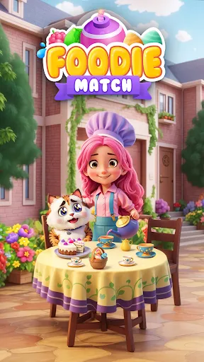 Foodie Match: Merging Puzzles 스크린샷