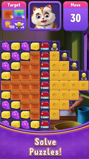 Foodie Match: Merging Puzzles 스크린샷