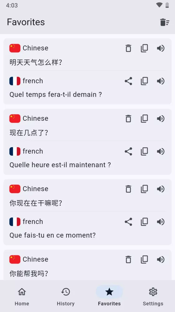 Chinese French Translator Ekran Görüntüleri