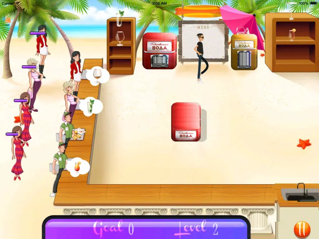 Cocktail Beach - Serve Drinks at the Sea iPad  स्क्रीनशॉट