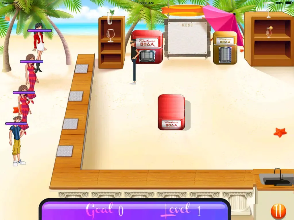 Cocktail Beach - Serve Drinks at the Sea iPad  स्क्रीनशॉट