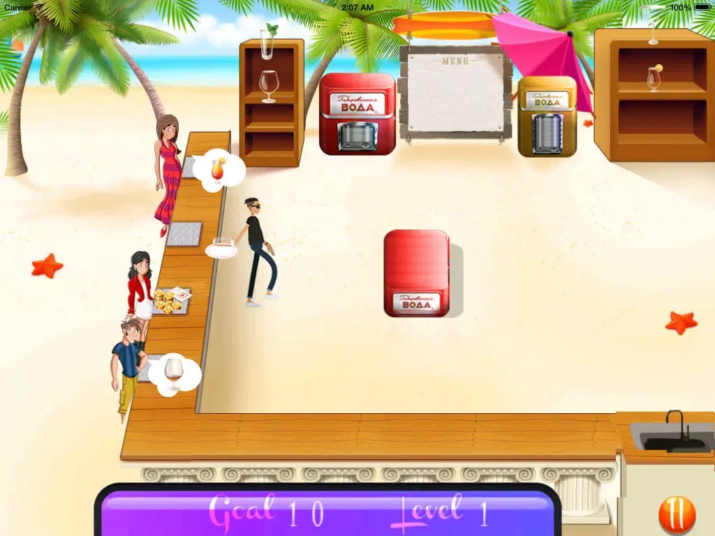 Cocktail Beach - Serve Drinks at the Sea iPad  स्क्रीनशॉट