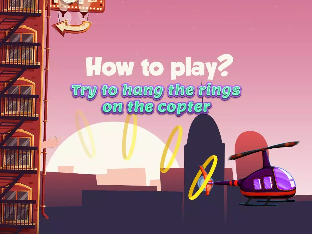 Screenshot di Copter Toss - Infinite Target Practice iPad 