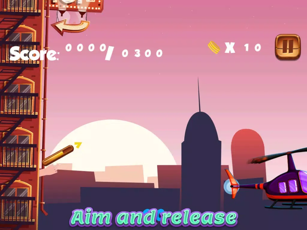 Screenshot di Copter Toss - Infinite Target Practice iPad 