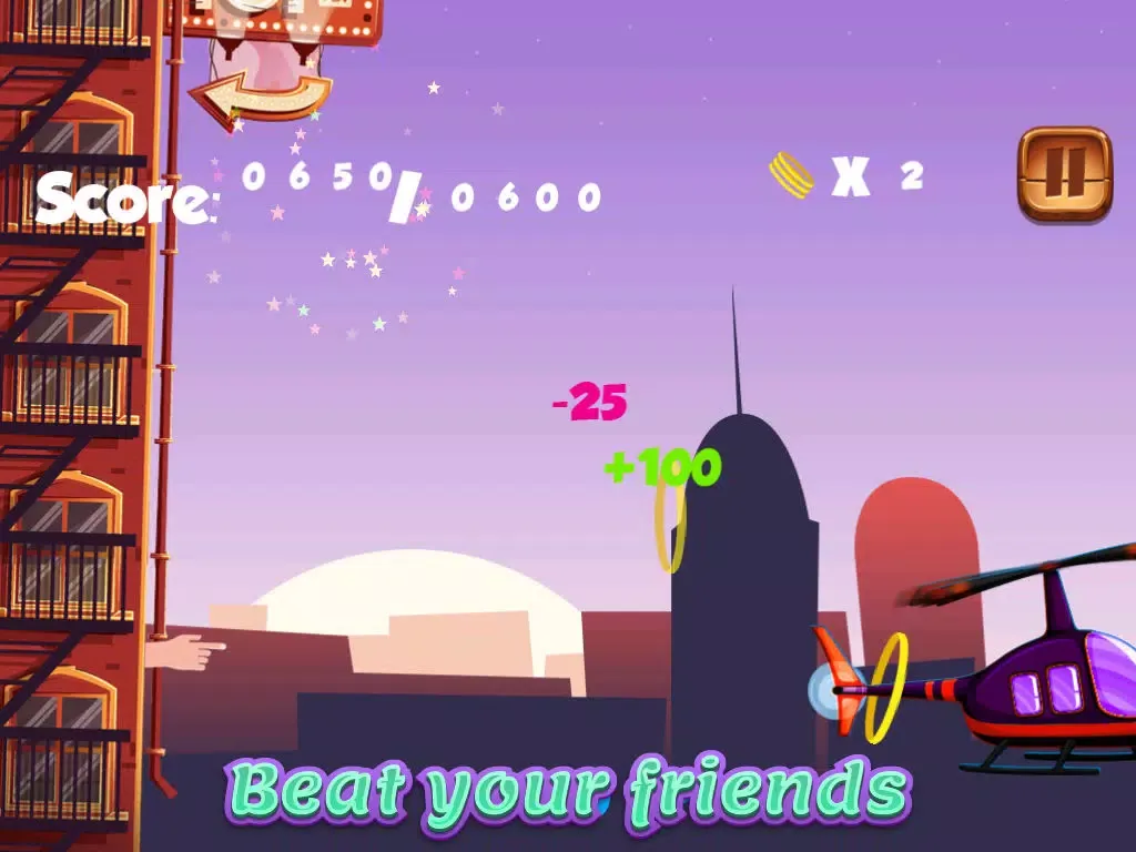 Screenshot di Copter Toss - Infinite Target Practice iPad 