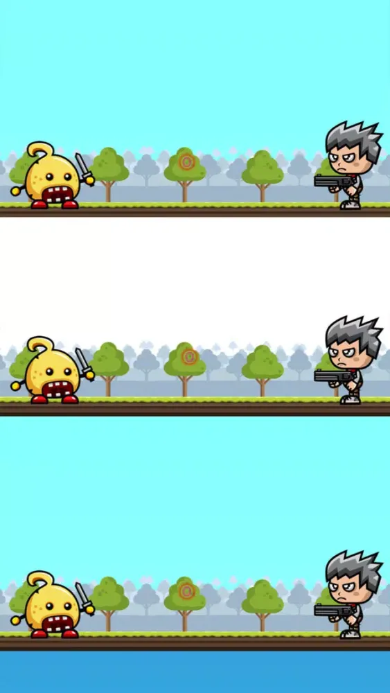 Capturas de tela do Gun VS Sword - Automatic Blade Defend
