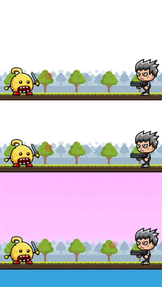 Capturas de tela do Gun VS Sword - Automatic Blade Defend