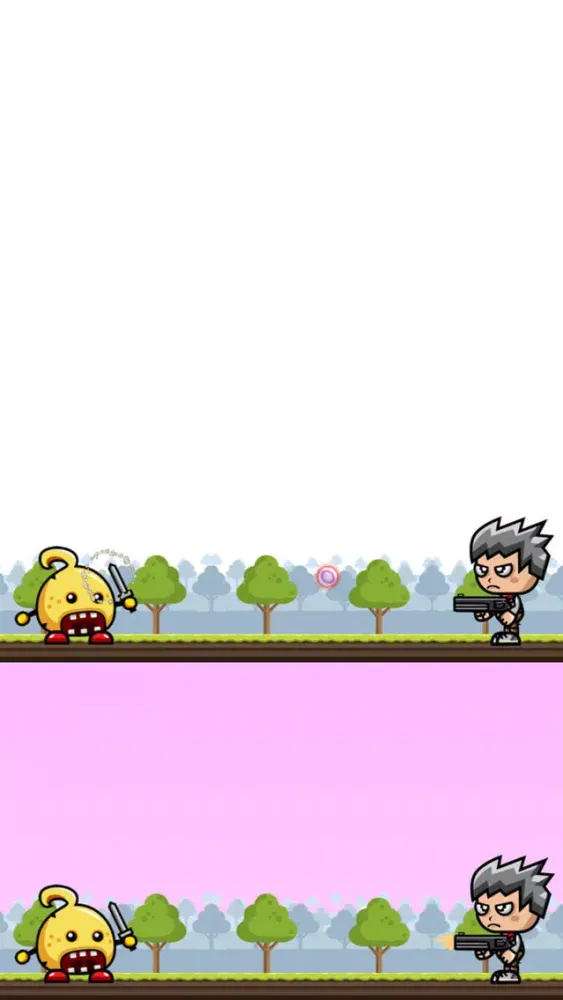 Capturas de tela do Gun VS Sword - Automatic Blade Defend