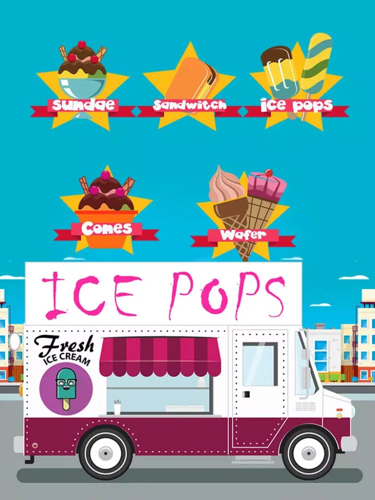 Ice Pops - Secret Little Restaurant iPad 应用截图