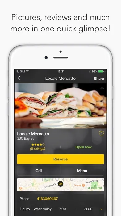 YP Dine - Restaurant Finder Screenshots