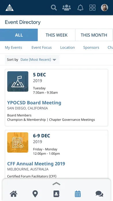 YPO Connect Ekran Görüntüleri