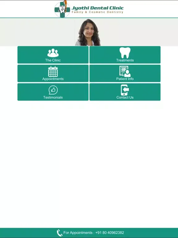 Capturas de pantalla de Jyothi Dental Clinic iPad 
