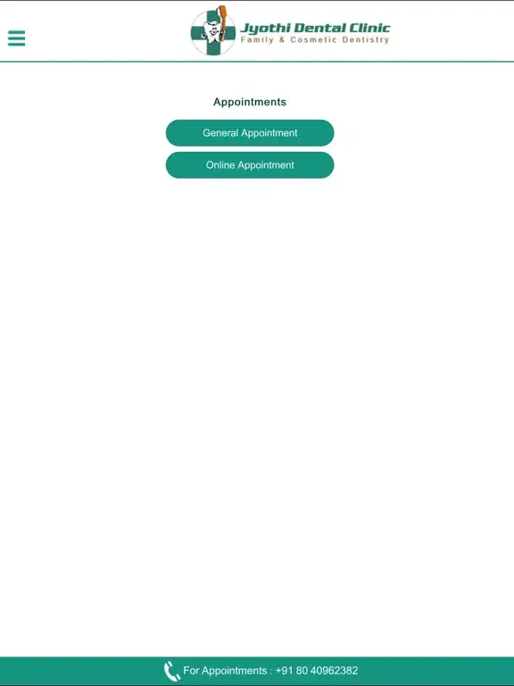 Capturas de pantalla de Jyothi Dental Clinic iPad 