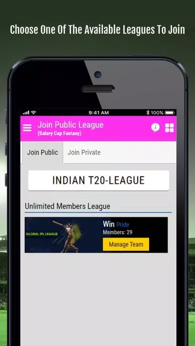 YPO Fantasy League スクリーンショット