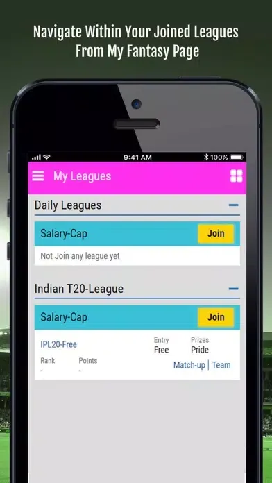 YPO Fantasy League スクリーンショット