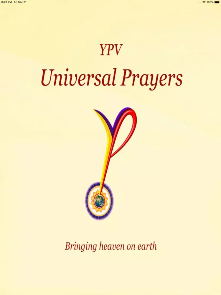 Ảnh chụp màn hình của YPV Universal Prayers iPad 