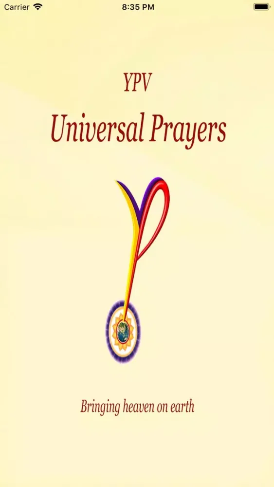 Ảnh chụp màn hình của YPV Universal Prayers
