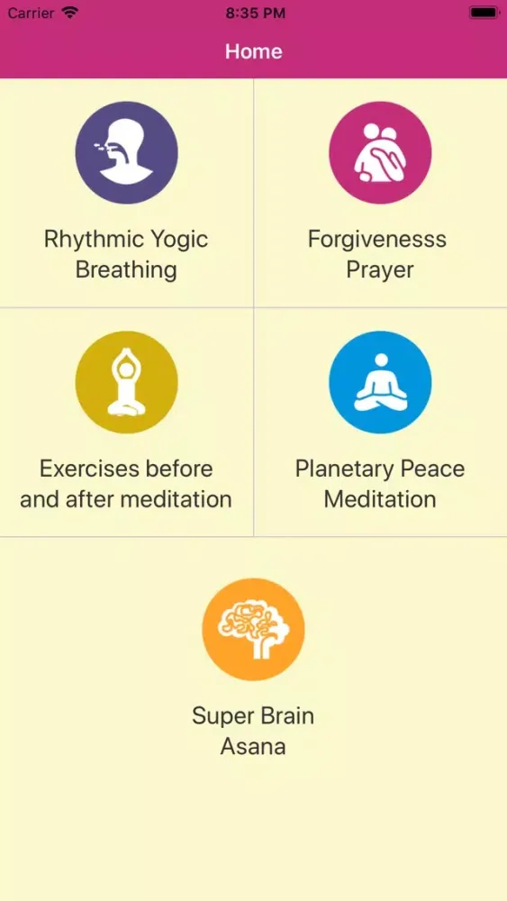 Ảnh chụp màn hình của YPV Universal Prayers